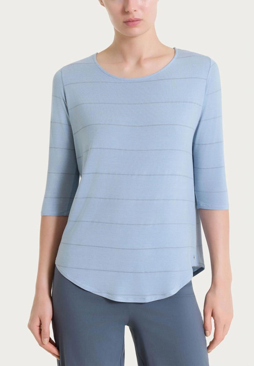 RAGNO Pigiama Donna Lungo Cotone Jersey Leggero Fantasia DT04NU