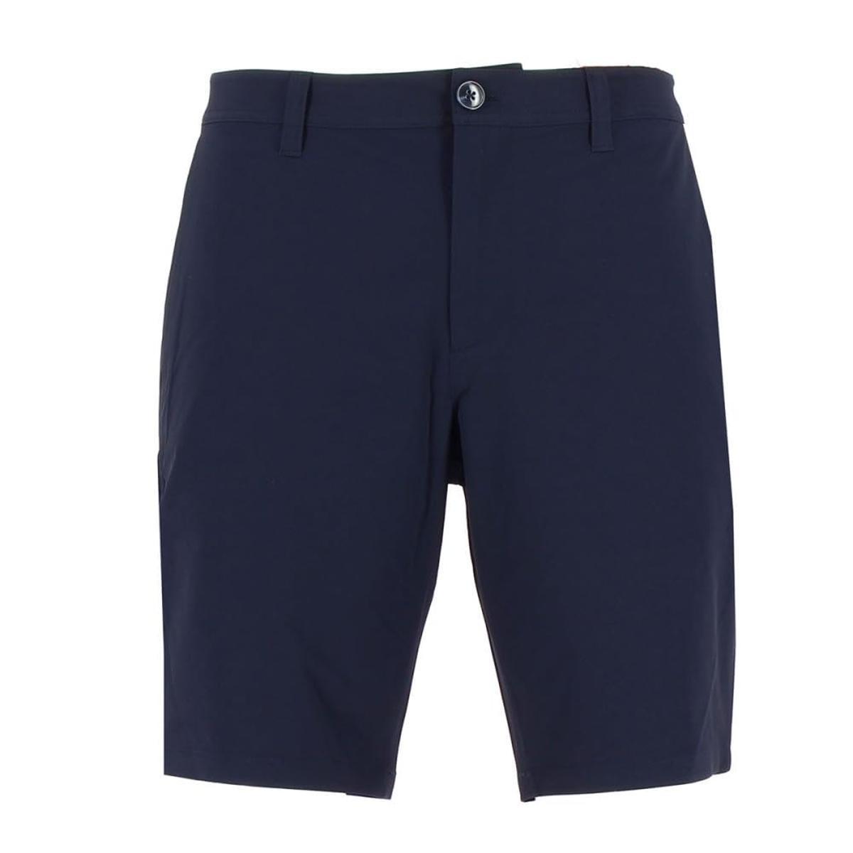 Armani Exchange, pantaloncini chino da golf, vestibilità aderente, colore blu navy-Blu