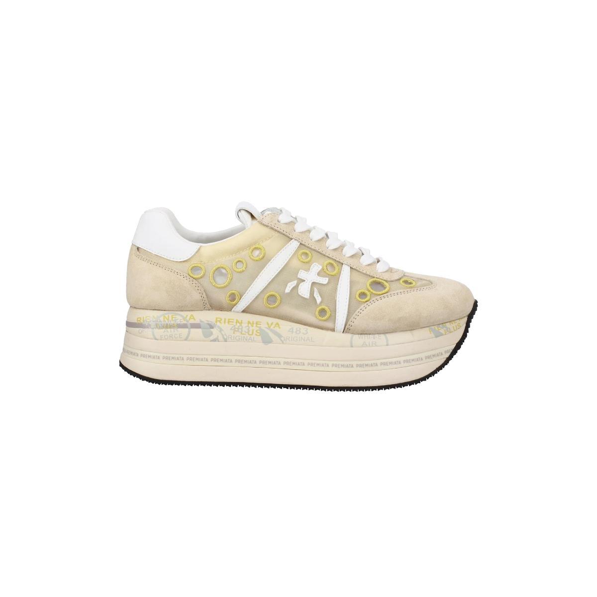Premiata Beige Sneakers
