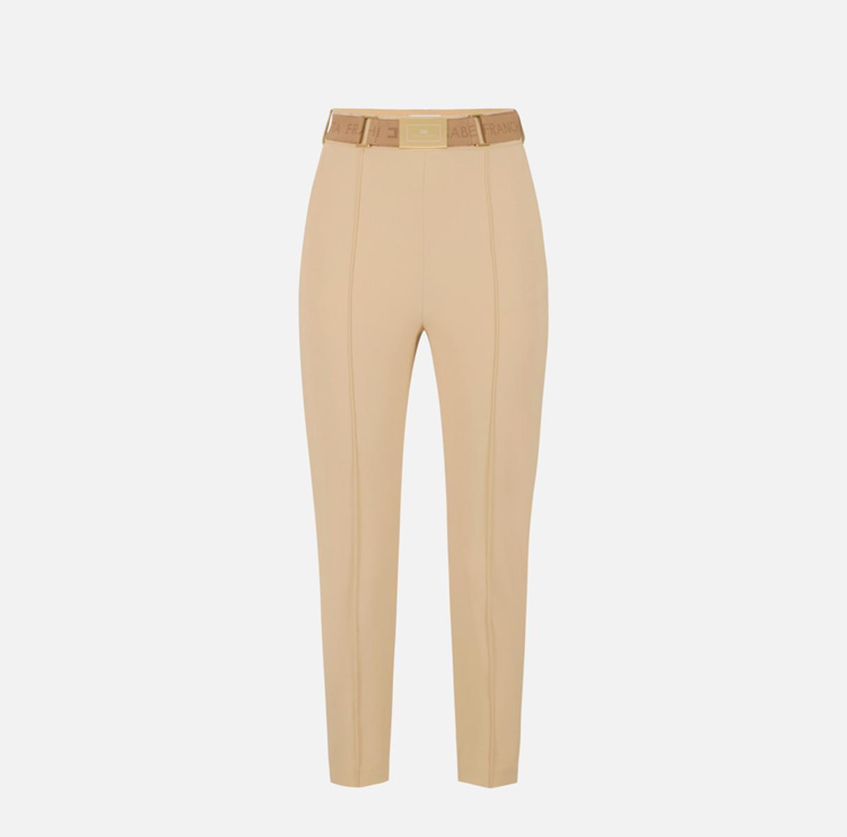 Elisabetta Franchi Pantalone Cacao PA13261E2-CAMMELLO