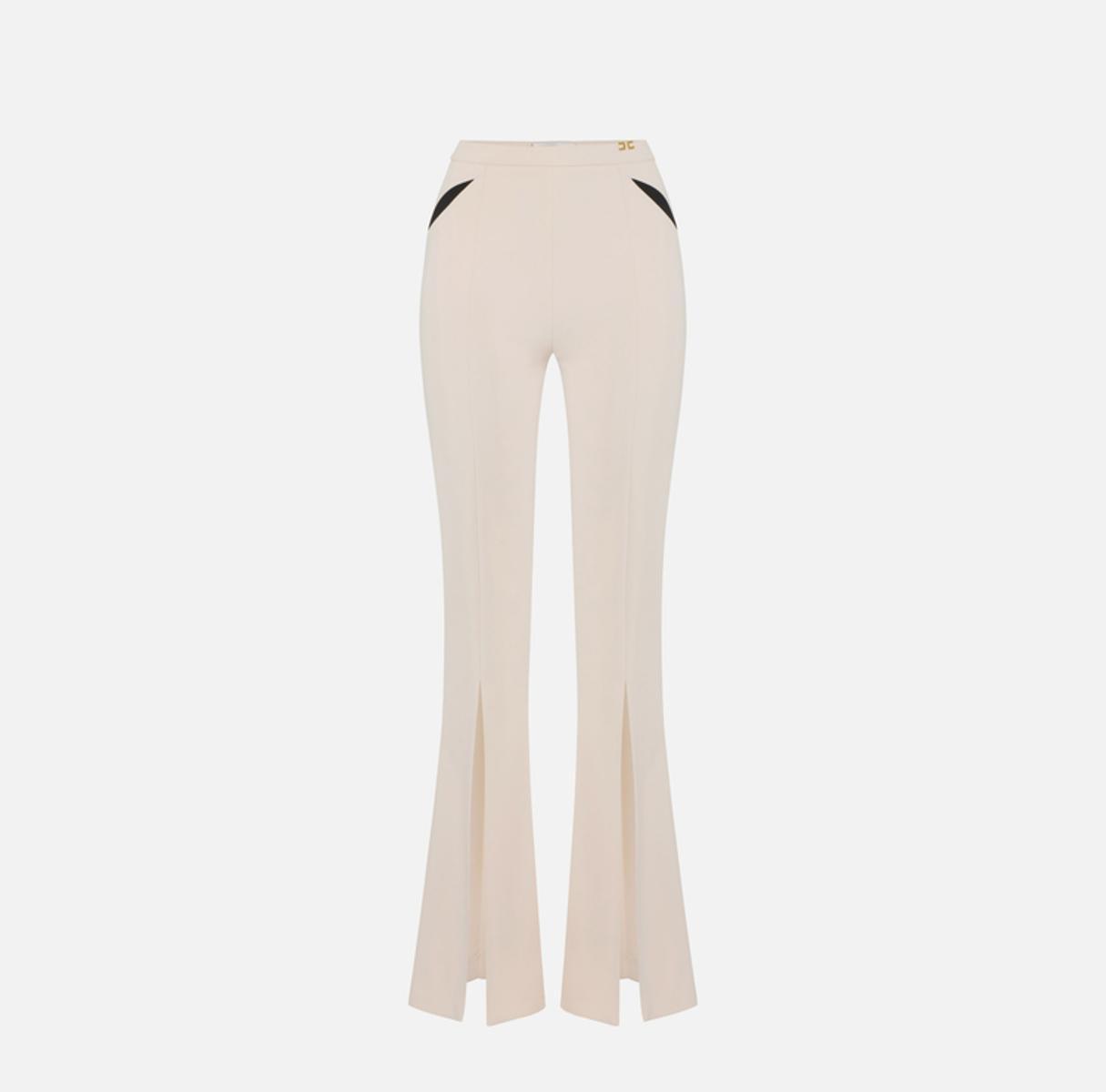 Elisabetta Franchi Pantalone Burro/nero PA15961E2-BURRO/NERO