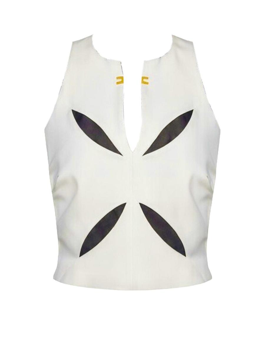 Elisabetta Franchi Top Nero/burro TO04761E2-BURRO/NERO