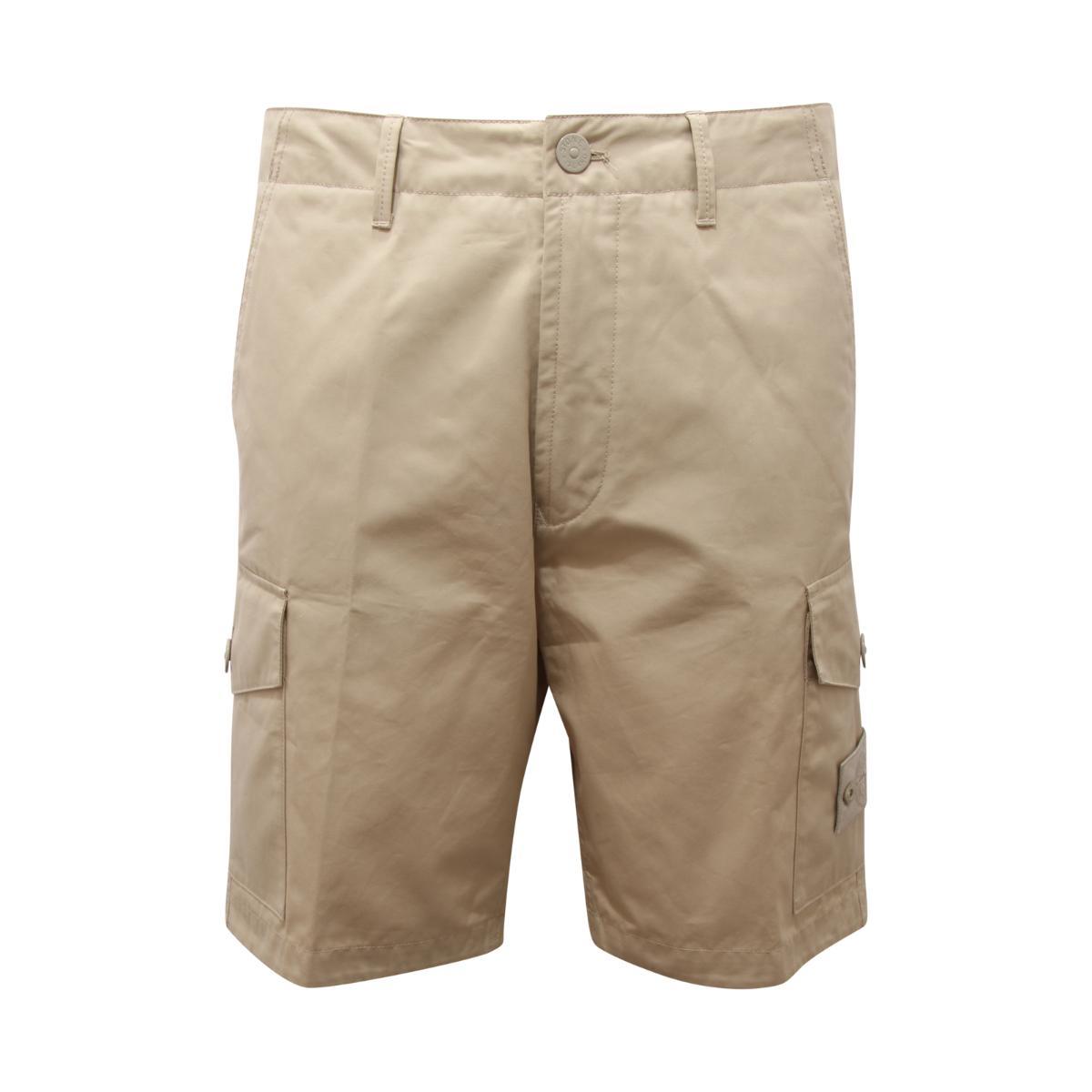 O6304 BERMUDA CARGO UOMO STONE ISLAND REGULAR GHOST MAN SHORTS