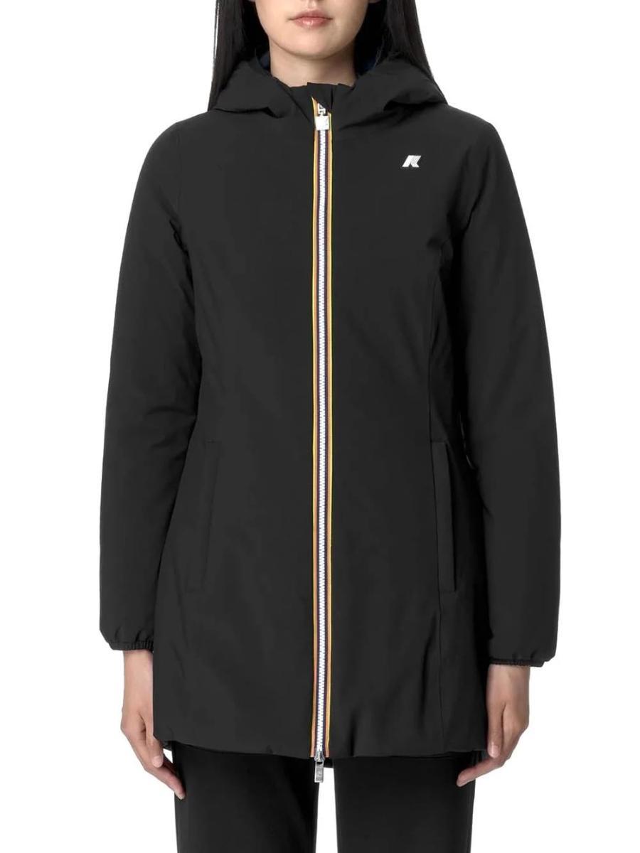 K-Way Giacca Invernale da Donna Marchio, Modello Denise St Warm Double K6128UW, Realizzato in Sintetico.-Multicolore