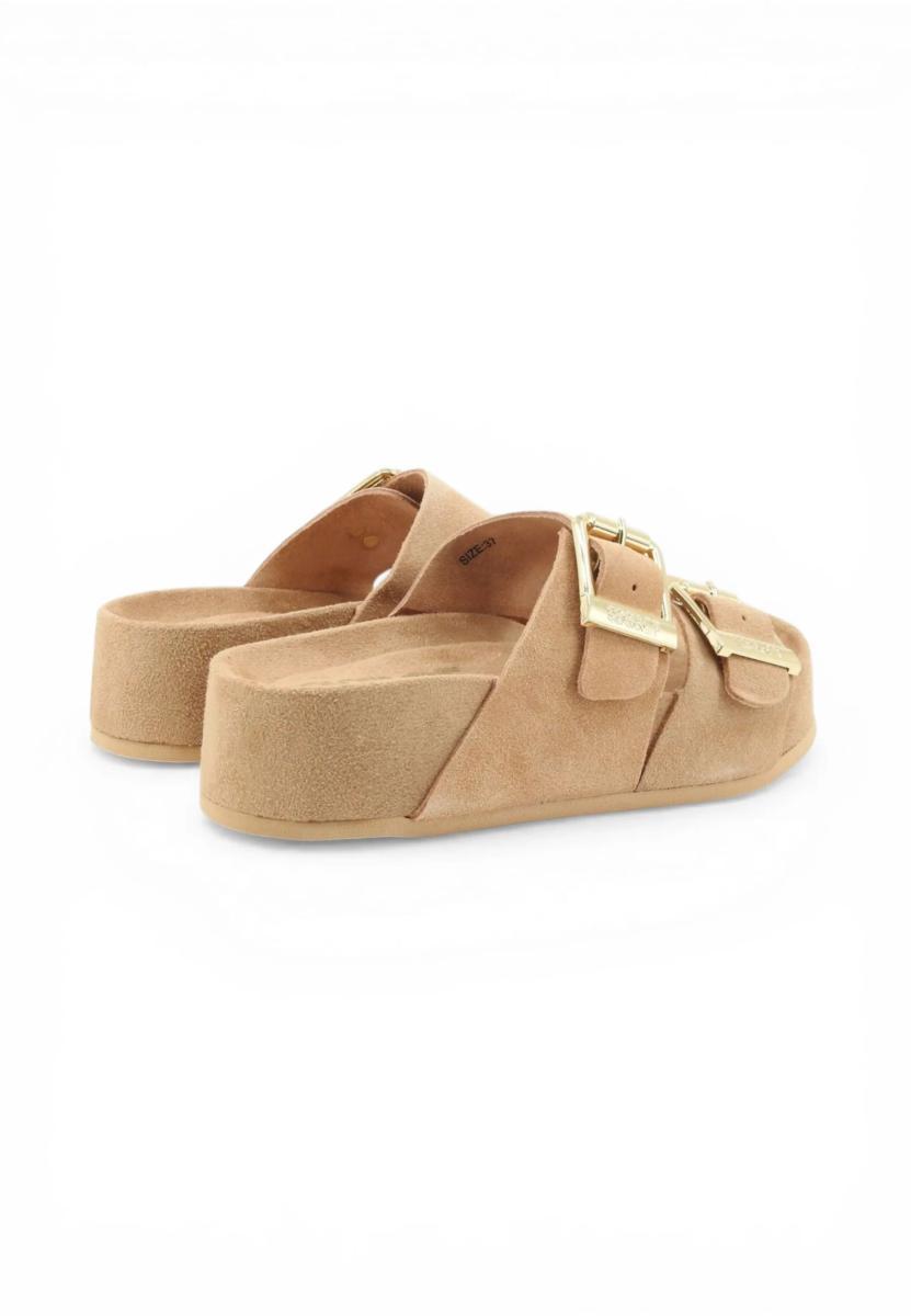 Colors of California - Ciabattine con tacco - camel