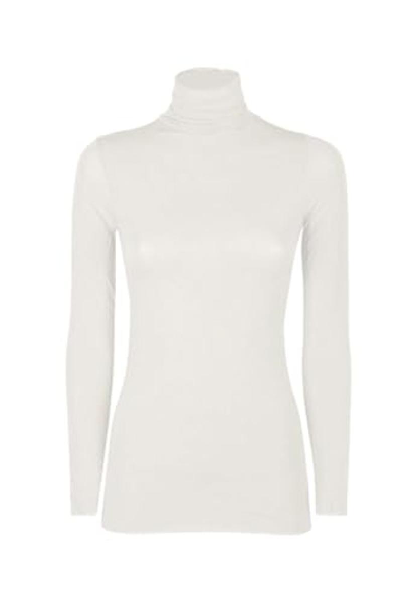 Maglia Donna a collo alto Adria Bianco