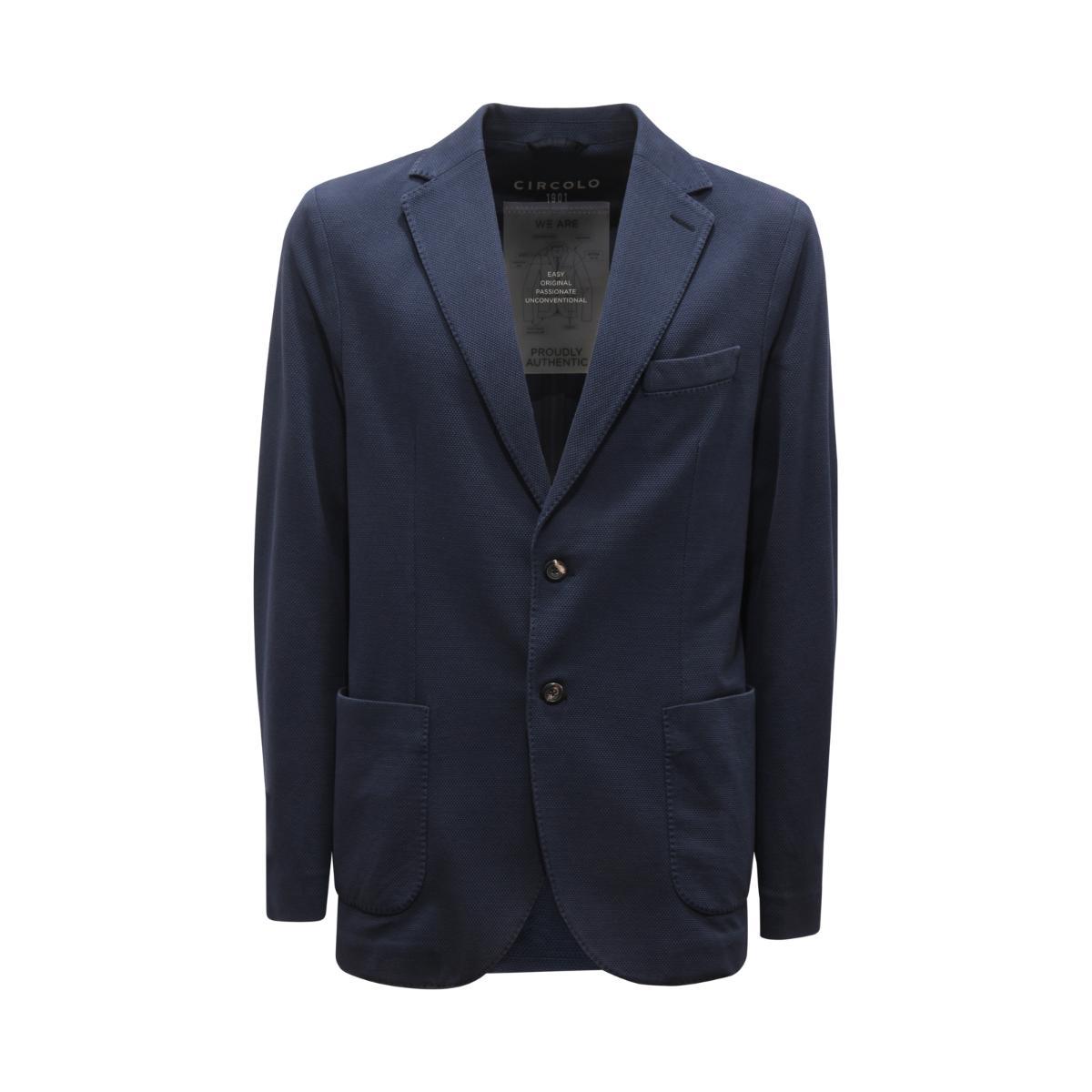 P0794 GIACCA UOMO CIRCOLO 1901 OXFORD MAN JACKET BLUE