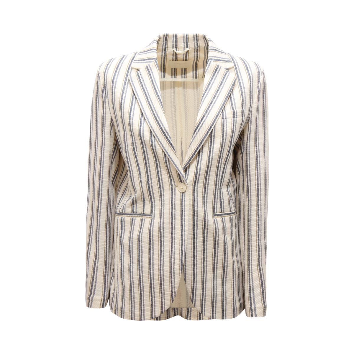 P2808 GIACCA DONNA CIRCOLO 1901 OXFORD WOMAN STRIPED JACKET