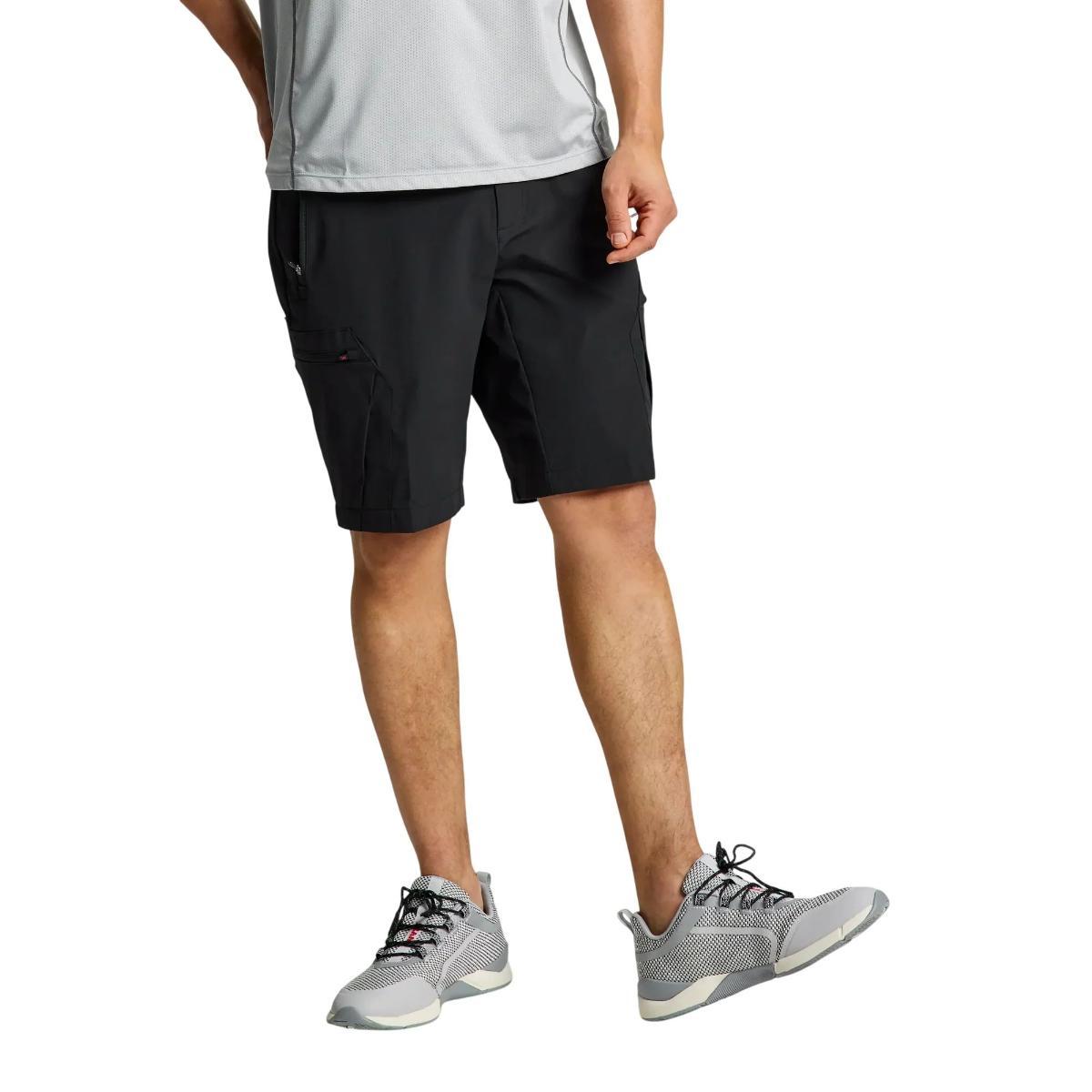 Bermuda Uomo Tech Cargo Nero