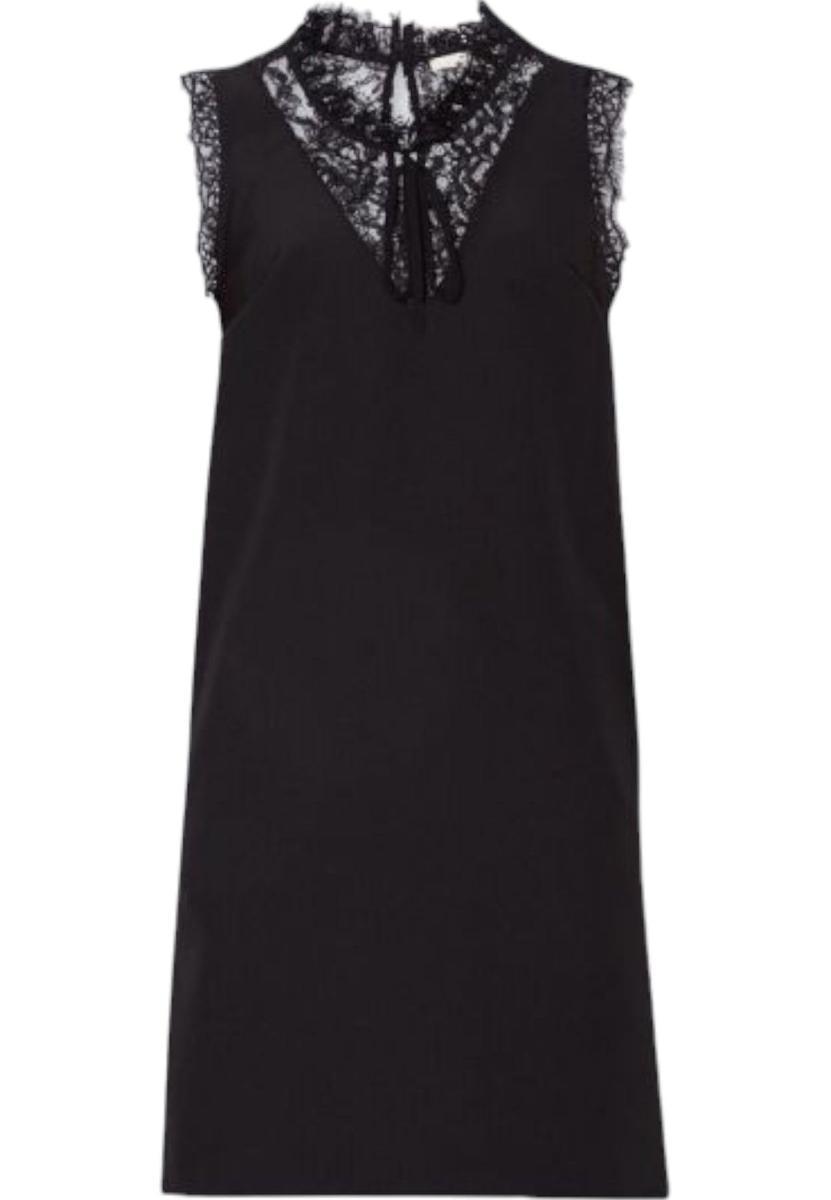 VESTITO DA CERIMONIA CON PIZZO NERO