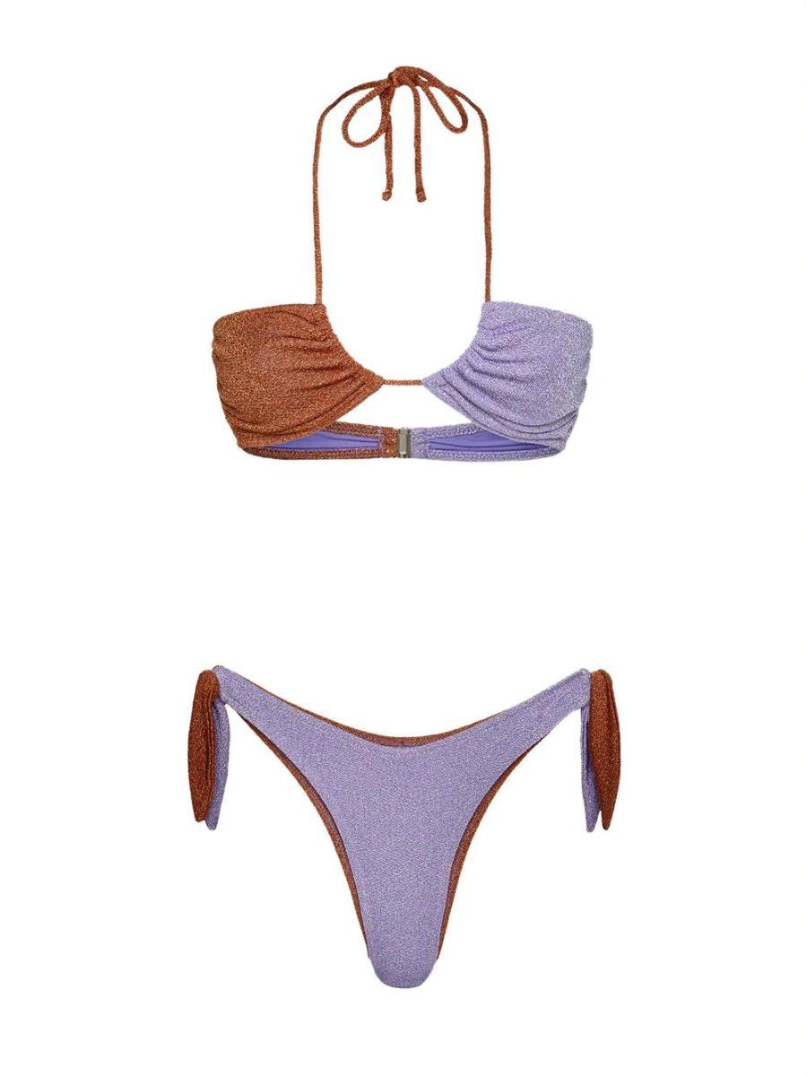 Costume bikini con fascia e americano regolabile EFFEK Donna - Viola-Viola