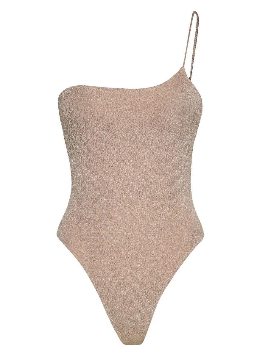 Costume Monokini monospalla EFFEK Donna - Oro-Multicolore