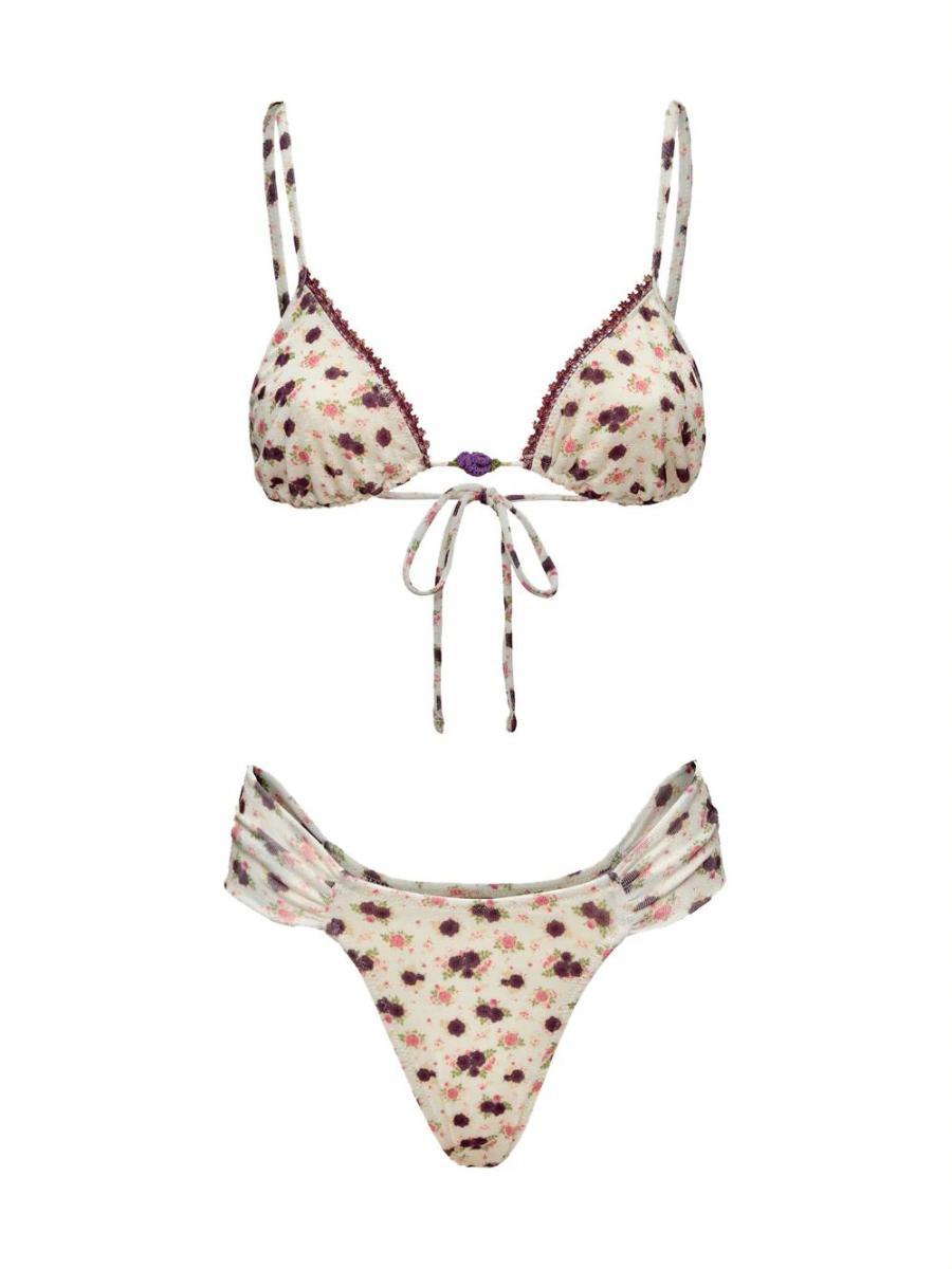 Costume bikini con triangolo e slip fisso ME FUI Donna - Multicolore-Multicolore