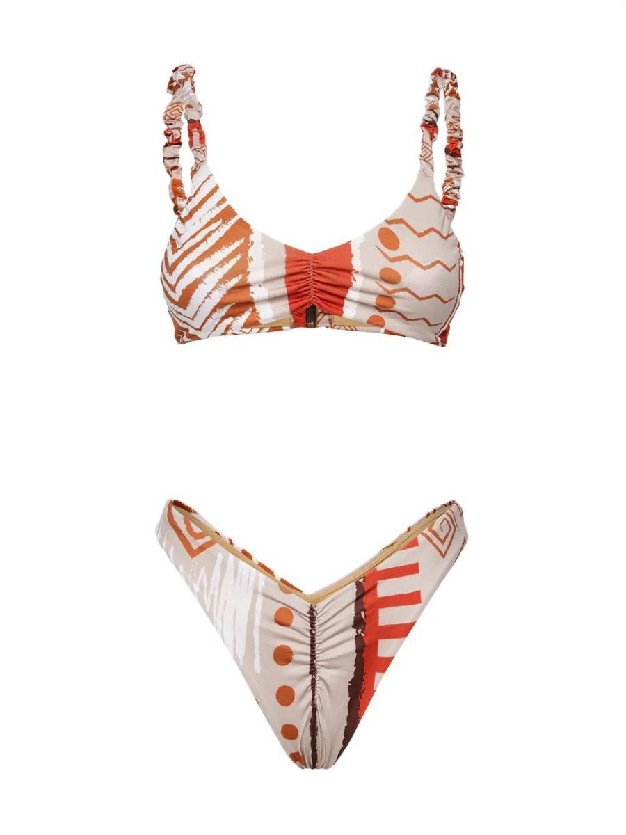 Costume bikini con top fisso e americano fisso ME FUI Donna - Multicolore