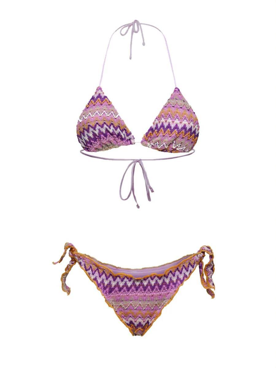 Costume bikini con triangolo e slip regolabile EFFEK Donna - Multicolore-Multicolore