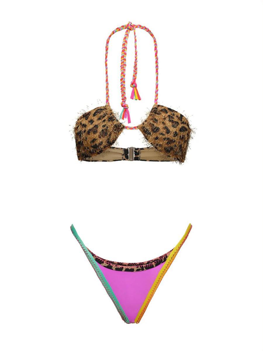 Costume bikini con fascia e slip fisso EFFEK Donna - Multicolore-Multicolore