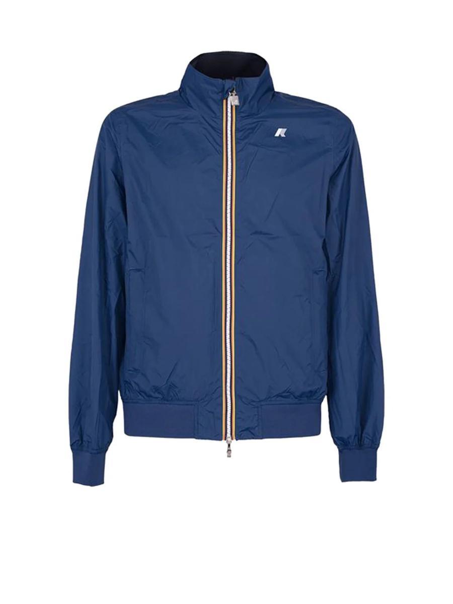 K-Way Giacca Bomber Impermeabile Arsene Plus.2 Reversibile Colore Marino-Blu Cobalto / Blu Scuro