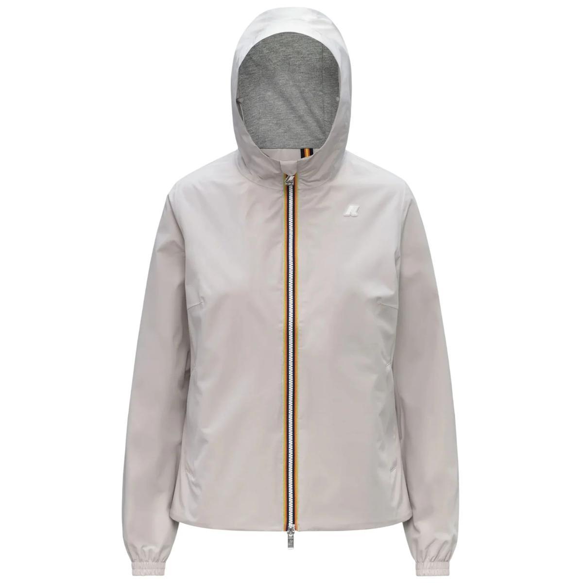 Giubbotto Donna in tessuto stretch Beige-Beige