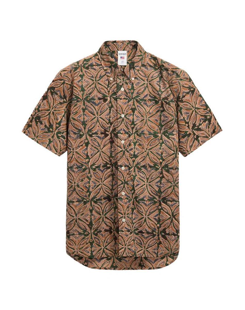 CAMICIA UOMO "LITTLERIVER" - FANCY GREEN/BLUE