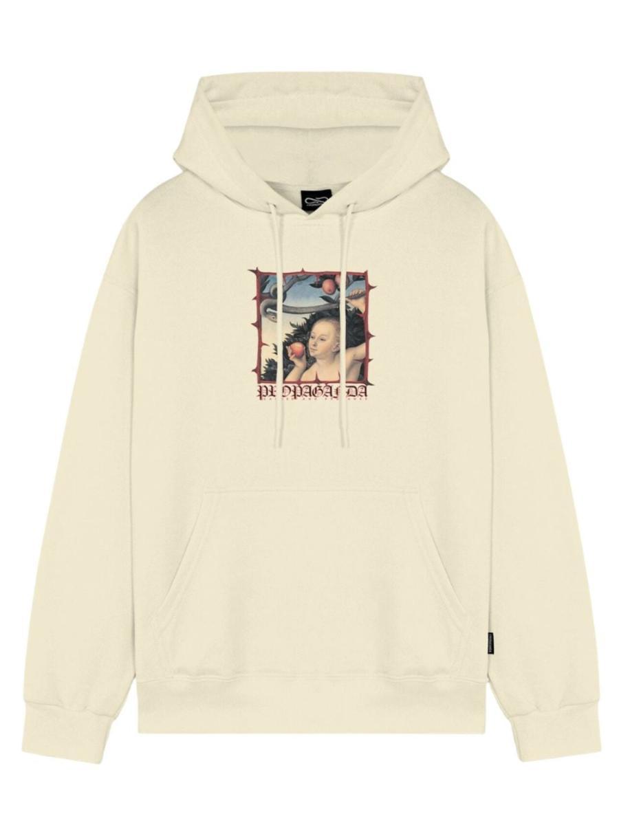 Felpa con cappuccio Eden PROPAGANDA Uomo - Beige-Beige