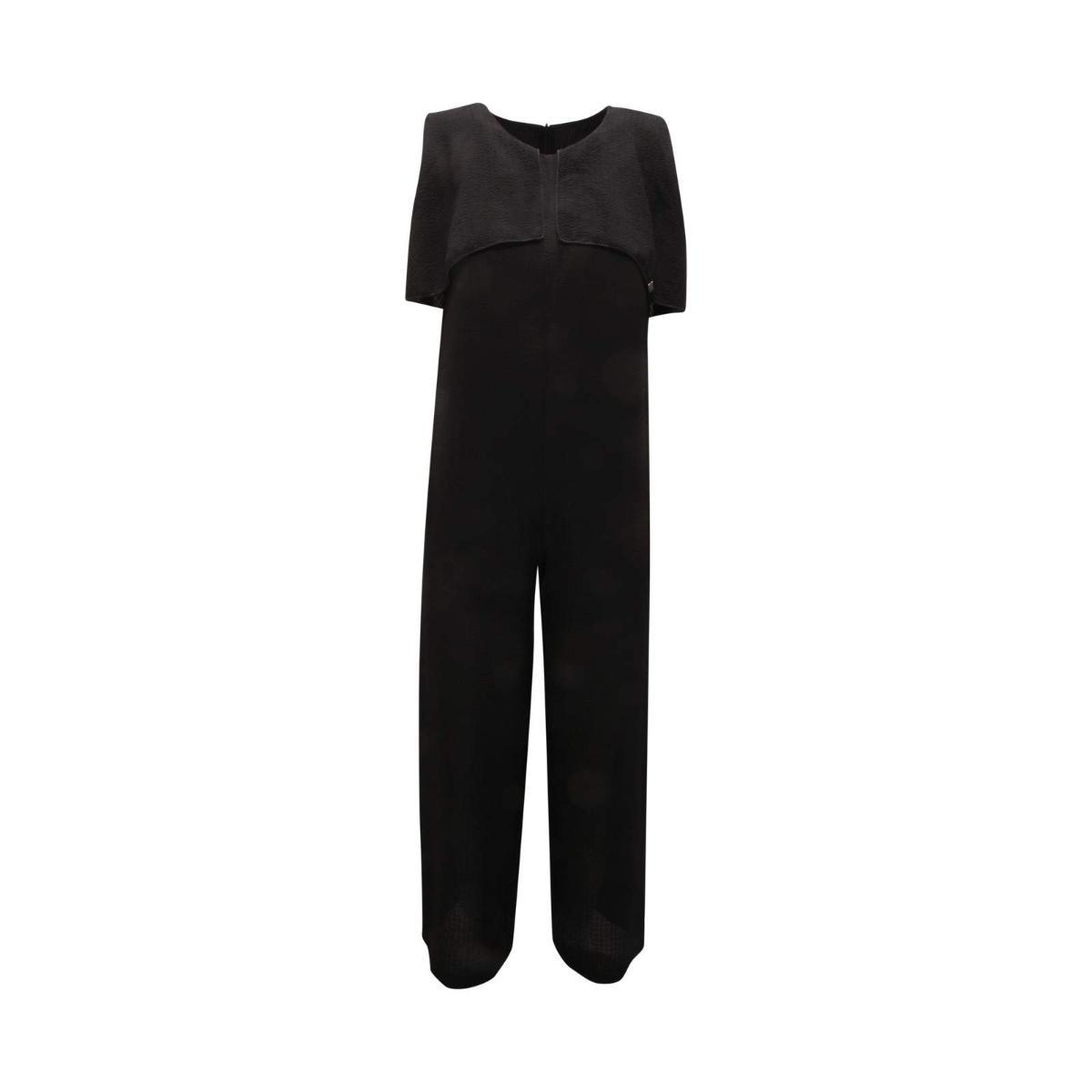 4399AZ TUTA RAGAZZA LIU JO GIRL JUNIOR JUMPSUIT BLACK-Nero