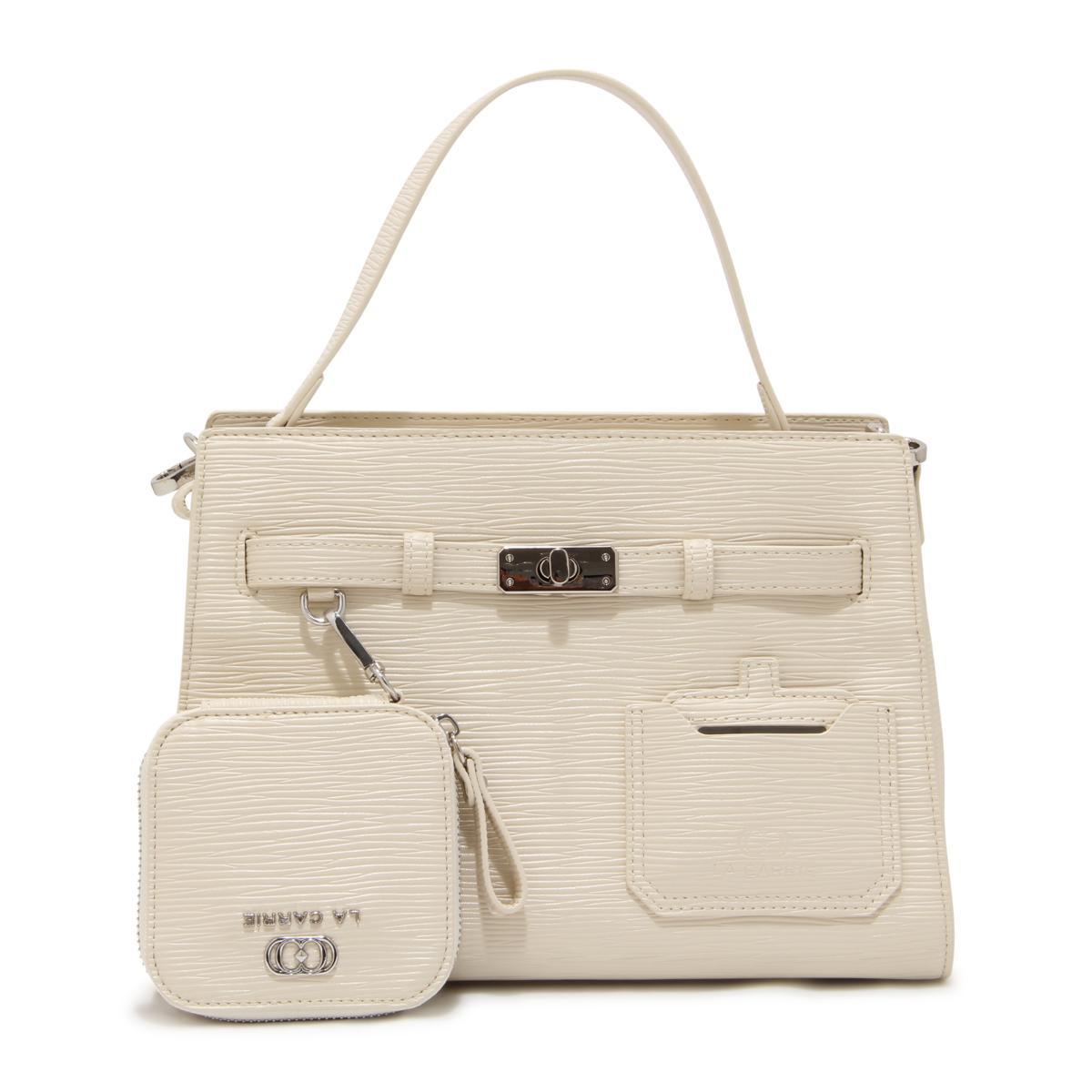 N6096 BORSA DONNA LA CARRIE POCKET WOMAN VEGAN BAG 28x20x16