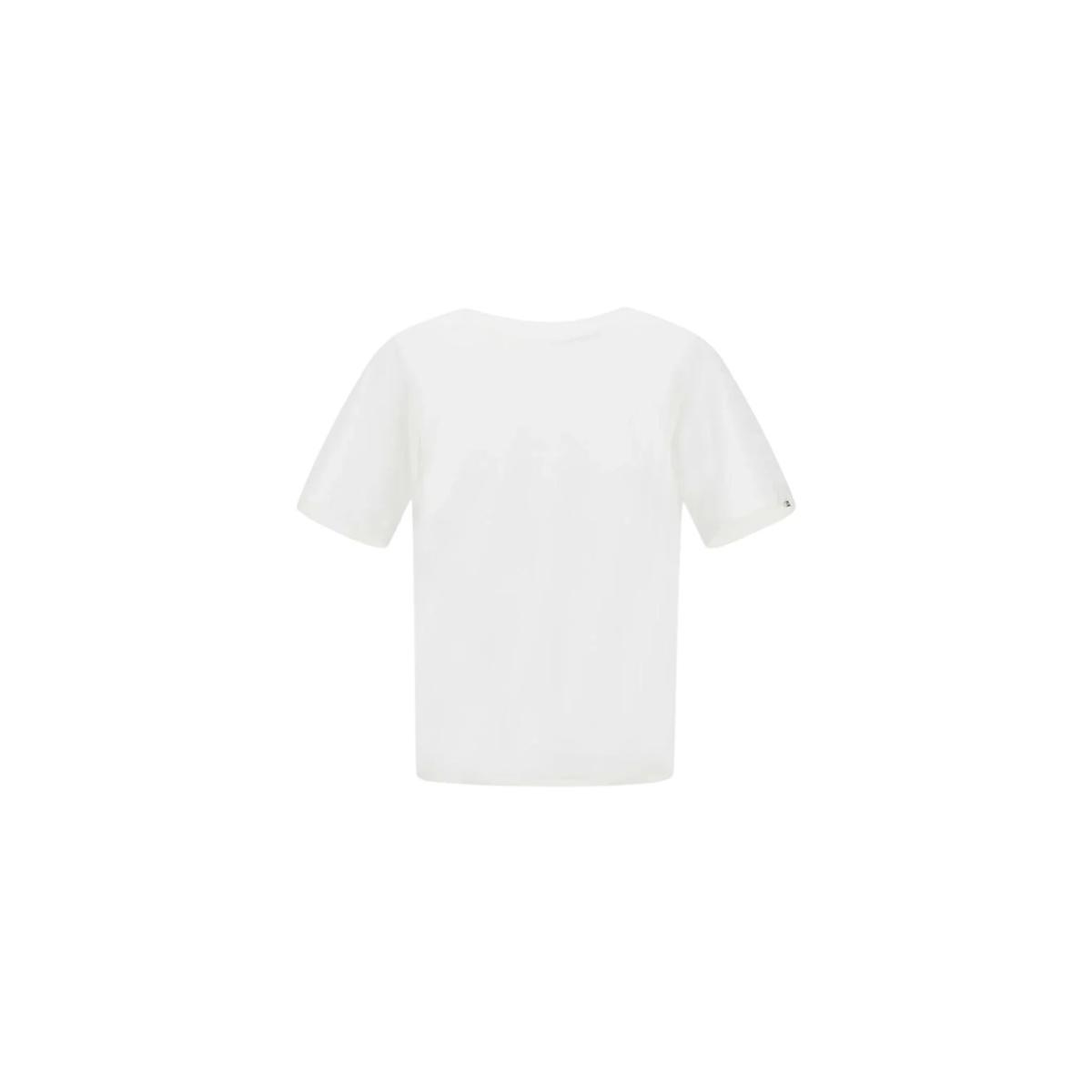 T-shirt Donna in cotone stretch Bianco