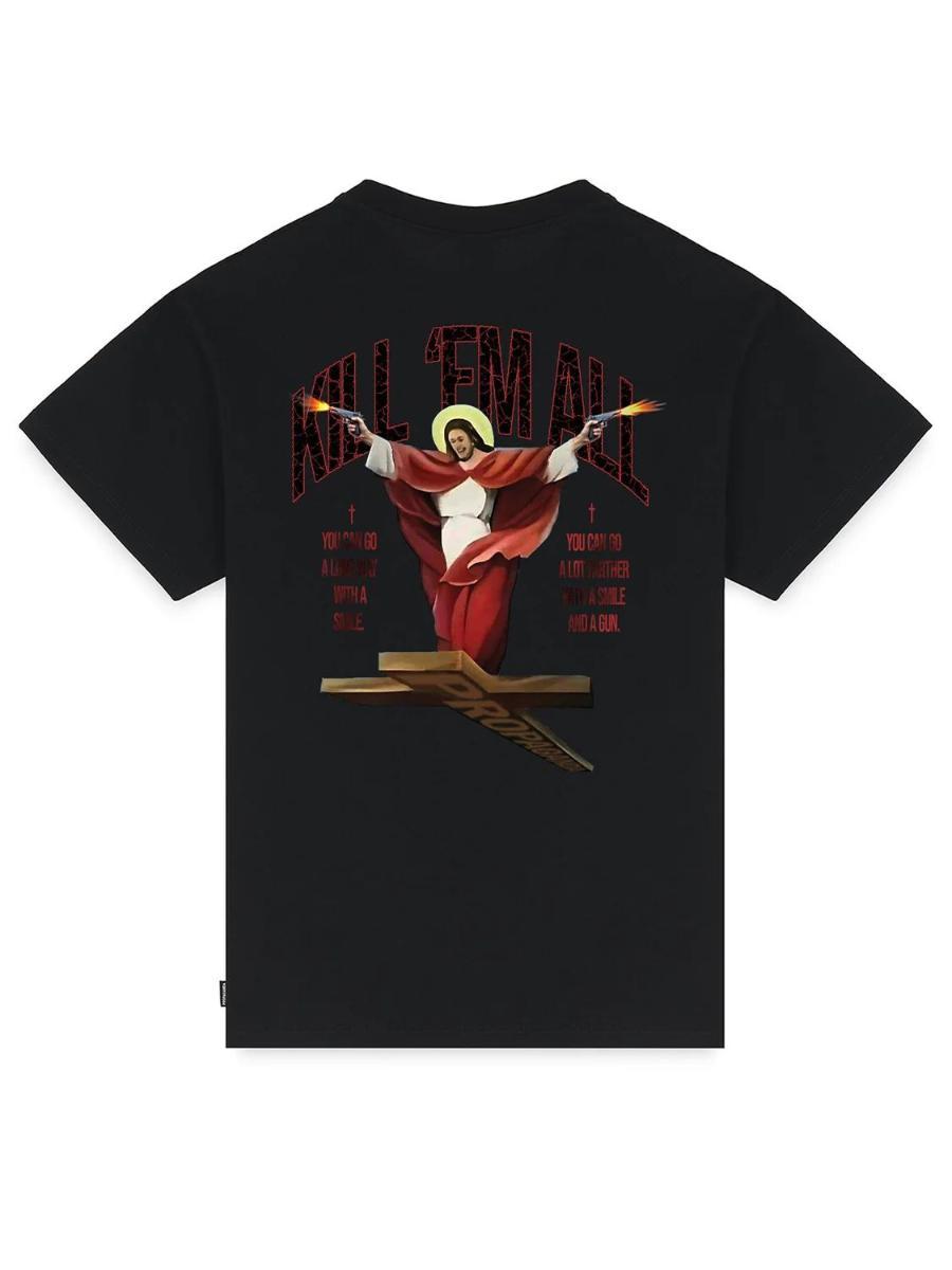 T-shirt Smile PROPAGANDA Uomo - Nero-Nero