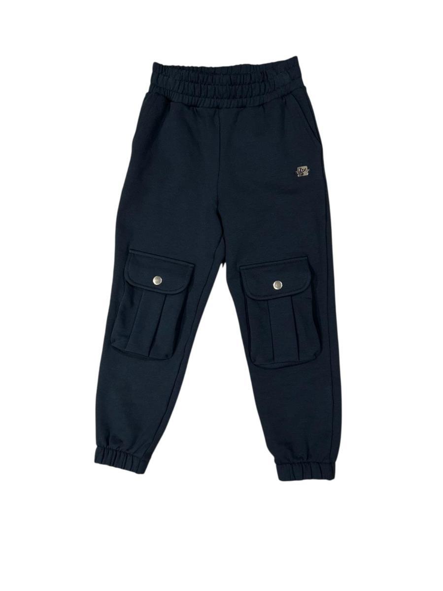 FREDDY - Pantaloni Junior con tasche cargo e dettagli dorati