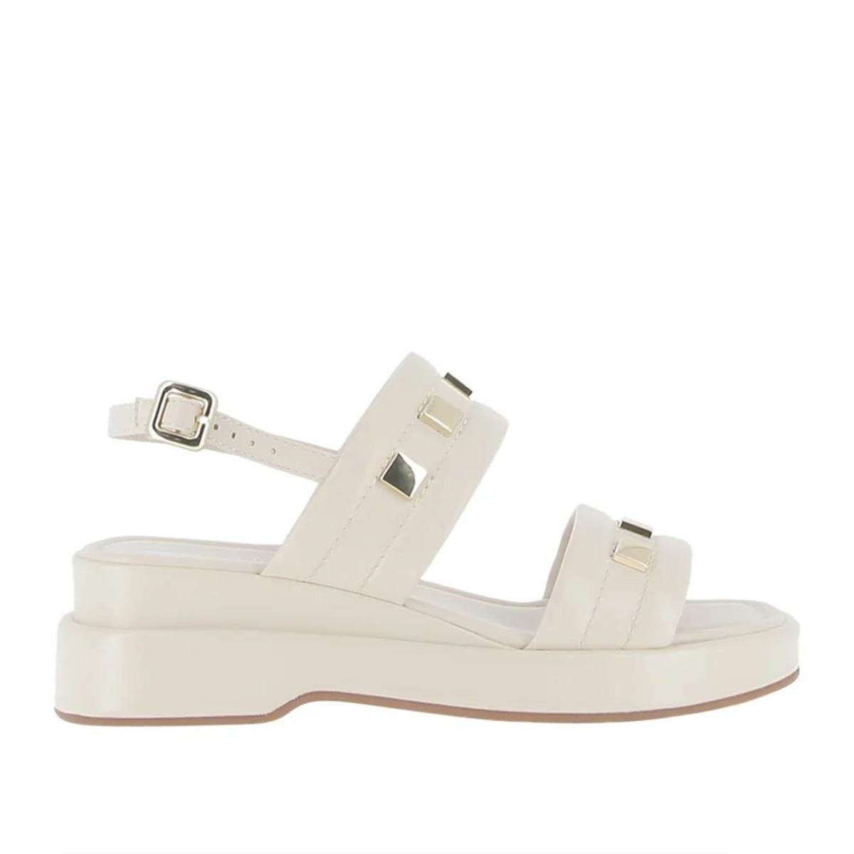 BRUNO PREMI Sandali con Zeppa Donna - Bianco Modello 4904 4904 Pelle-Bianco