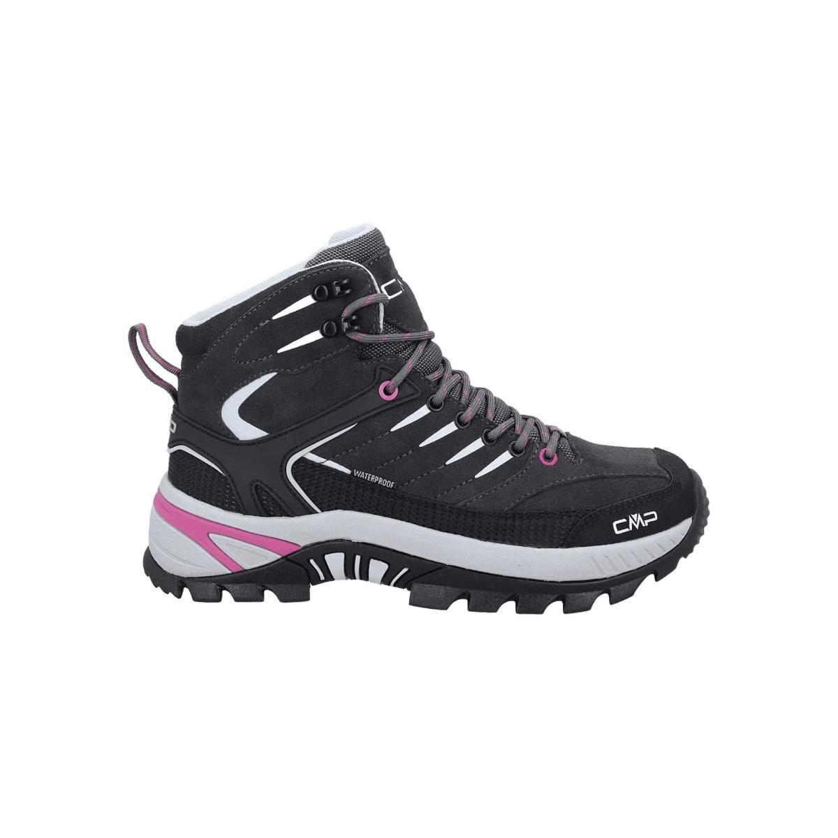 CMP Riger 2.0 Mid WP, Scarponcino da Trekking Impermeabile da Donna, 3Q19366-Nero