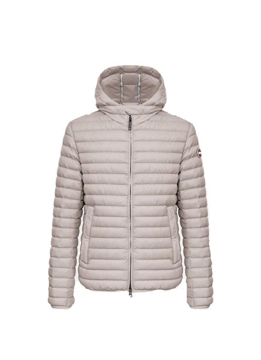 Colmar Piumino Uomo 100 Grammi Beige Cappuccio Fisso-Multicolore