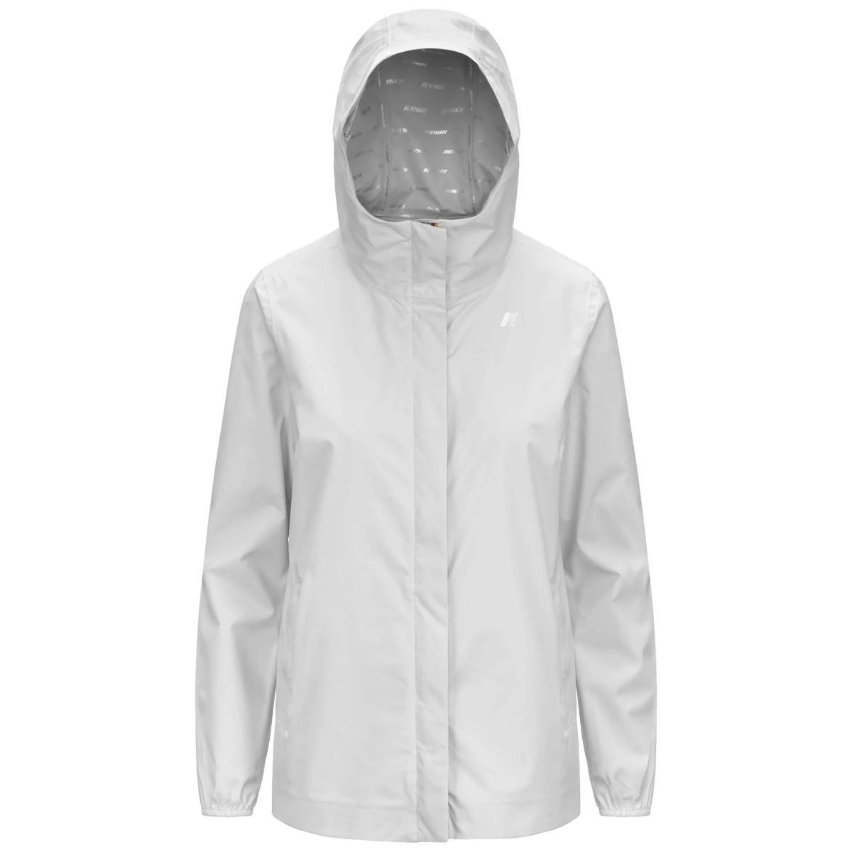 K-Way Giacca Leggera da Donna Marchio, Modello Marguerite Eco Stretch DOT V K31382W, Realizzato in Sintetico.