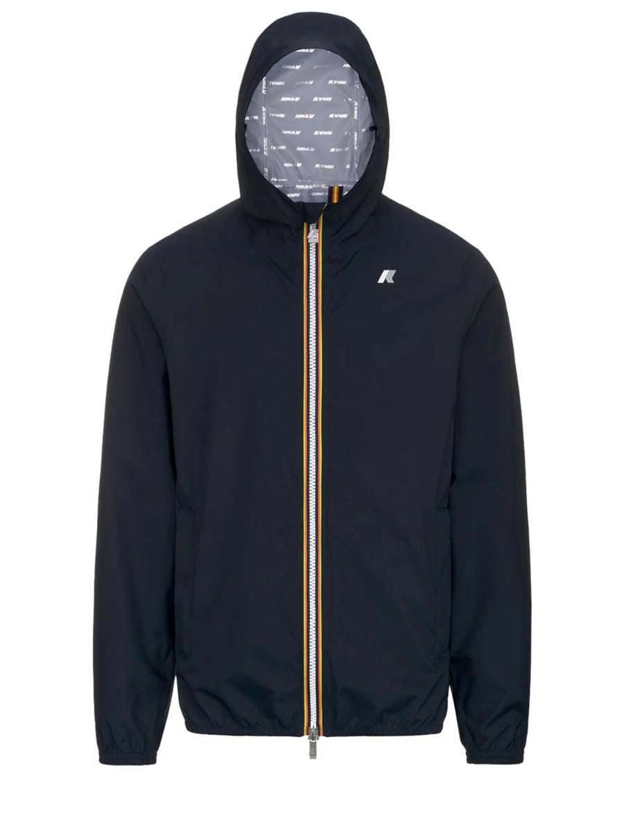 K-Way Giacca Leggera Uomo Jack Stretch Dot K5127QW-Blu scuro