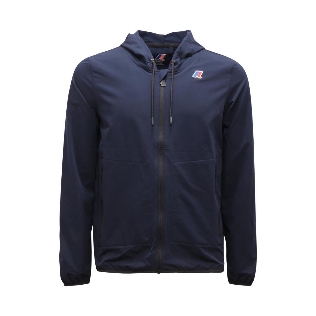 P0456 GIUBBOTTO ANTIVENTO UOMO K-WAY JOURDAIN TRAVEL NO IRON MAN JACKET