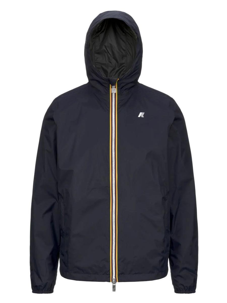 K-Way Giubbino Blu Reversible K2124ewaoc-Blu / verde