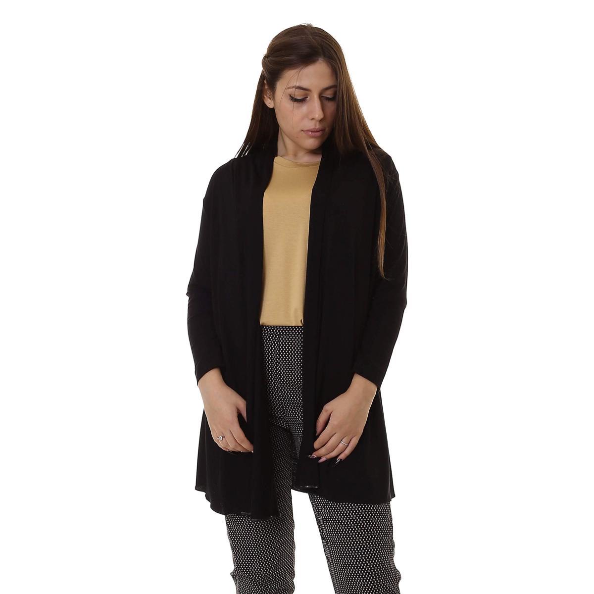 RAGNO Cardigan Aperto-Nero