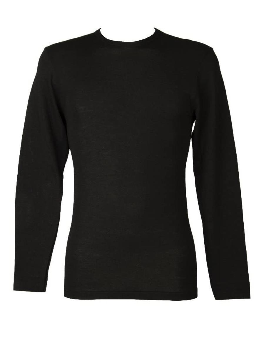 RAGNO Maglia Intima Uomo Camiciola Canottiera Girocollo Manica Lunga Wool & Silk WSK Articolo 60159Q Lana e Seta