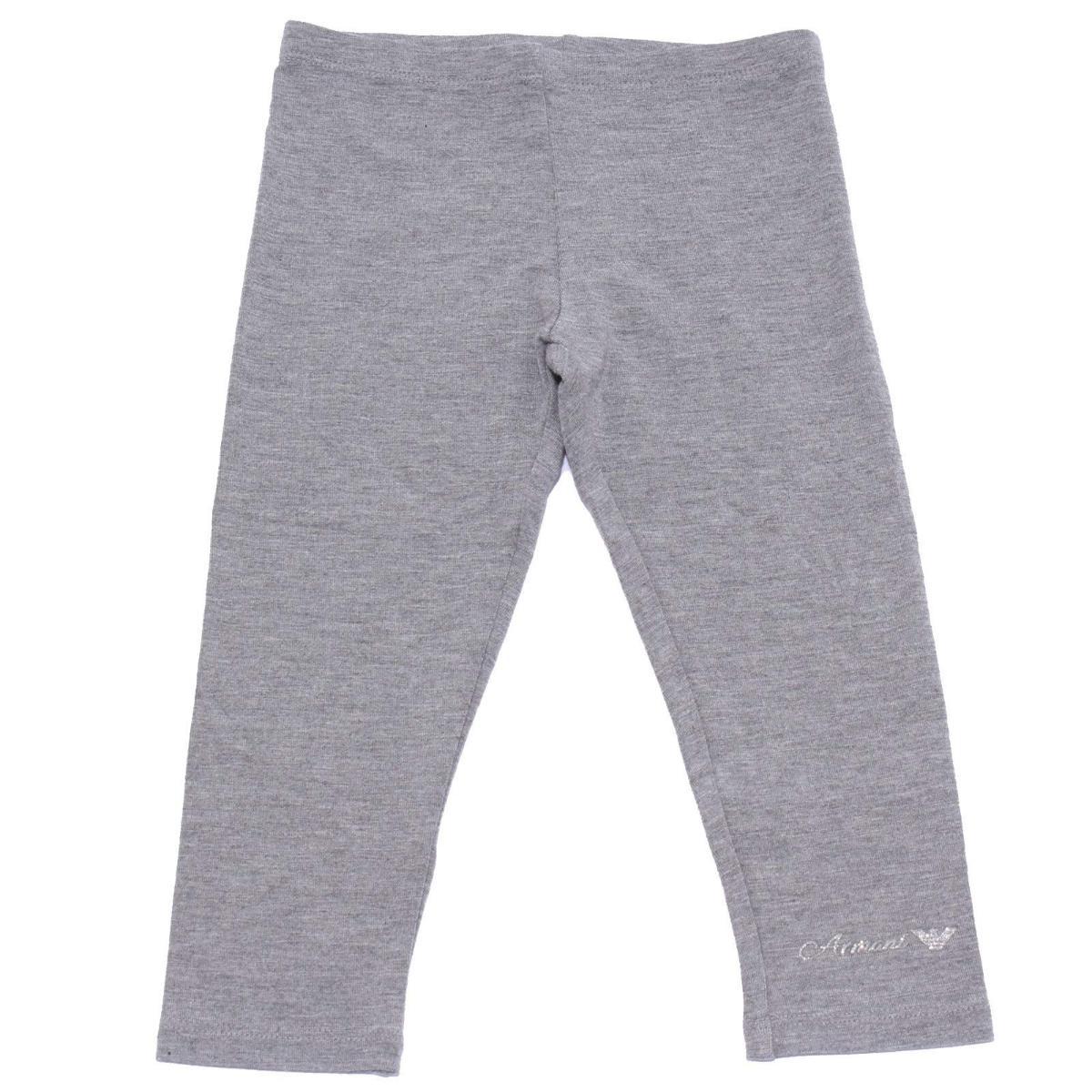 ARMANI 1781Y Leggings Bimba Girl Baby Grey Trouser Pant