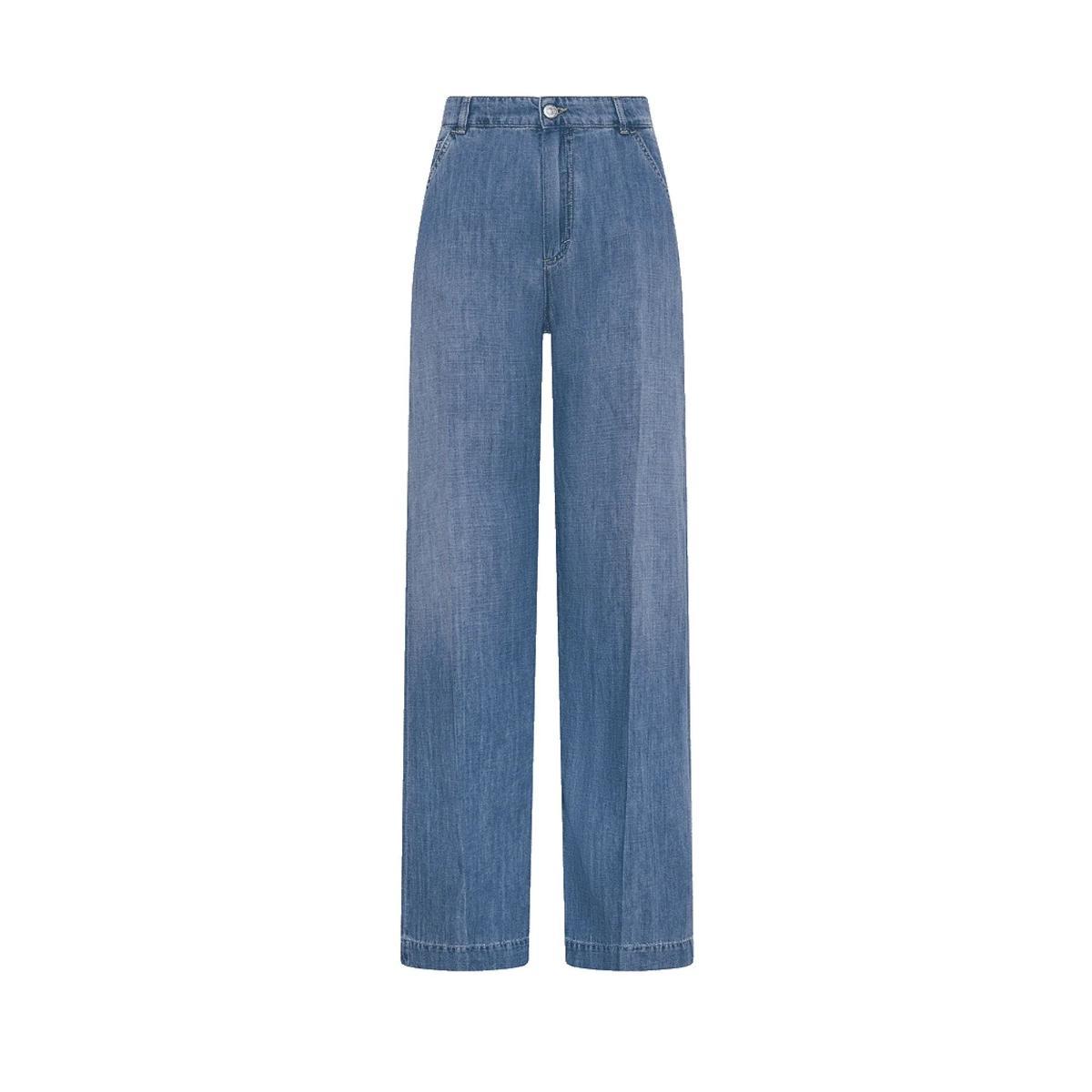 SEVENTY Jeans a Gamba Larga Effetto Lavato