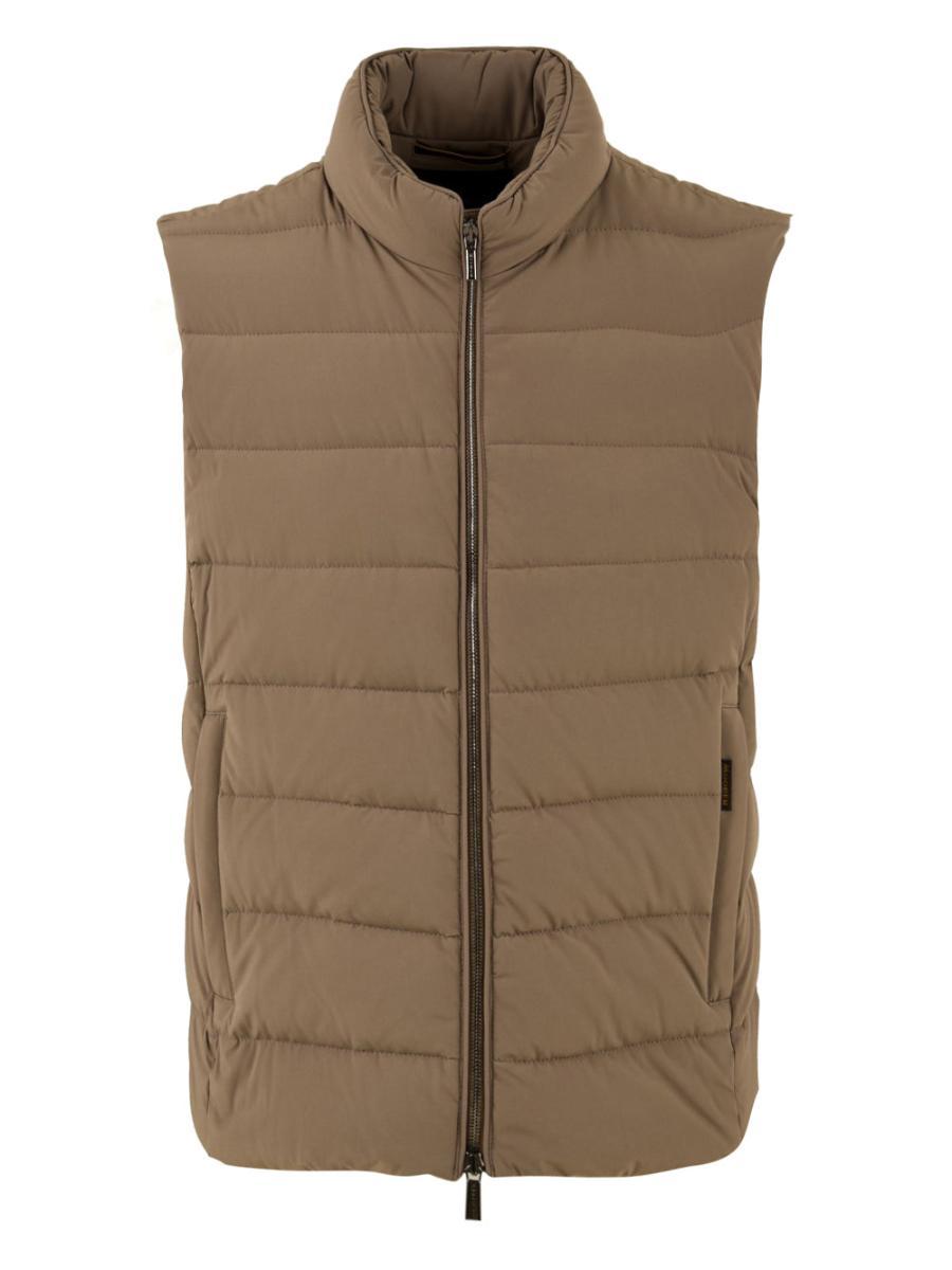 Gilet MOORER Uomo OLIVER-KN Marrone