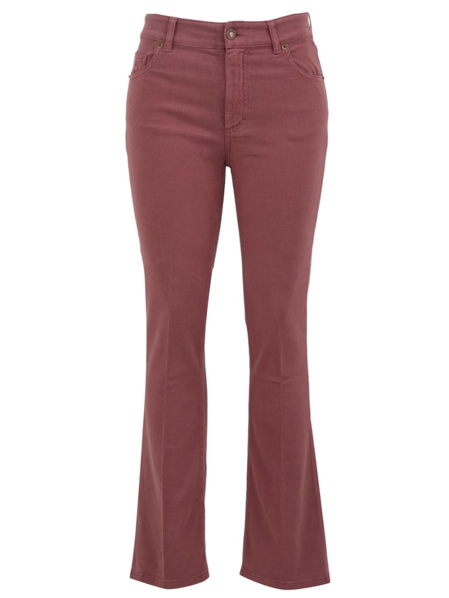 Jeans Donna Rosa con fondo a zampa