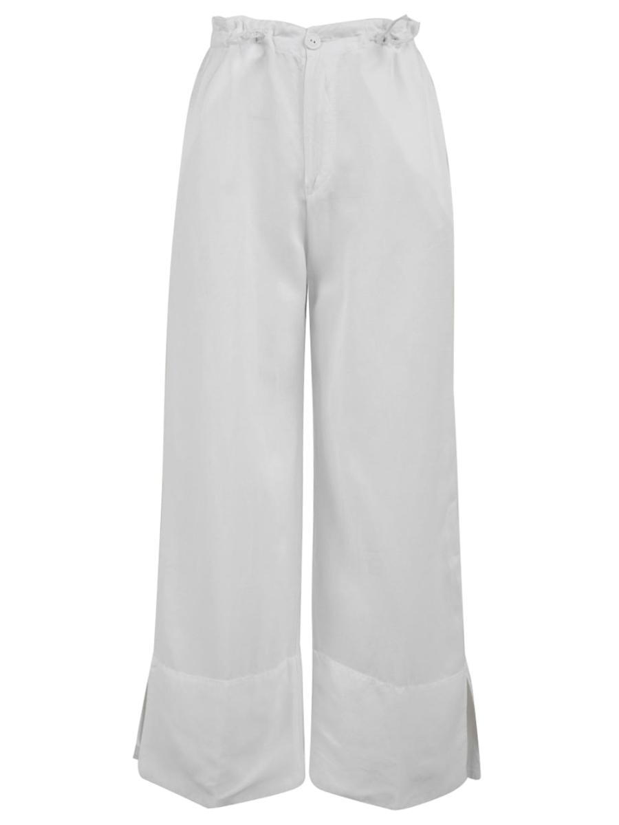 Pantalone da donna bianco largo