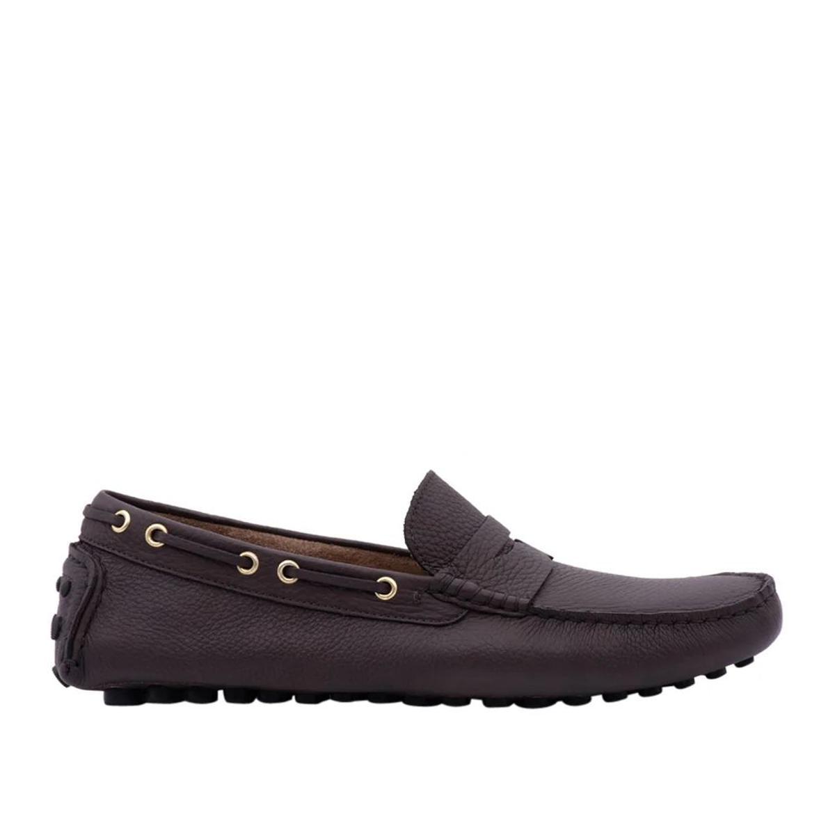 Scarpa Barca Antica Cuoieria Softy Bottalato Uomo-Marrone