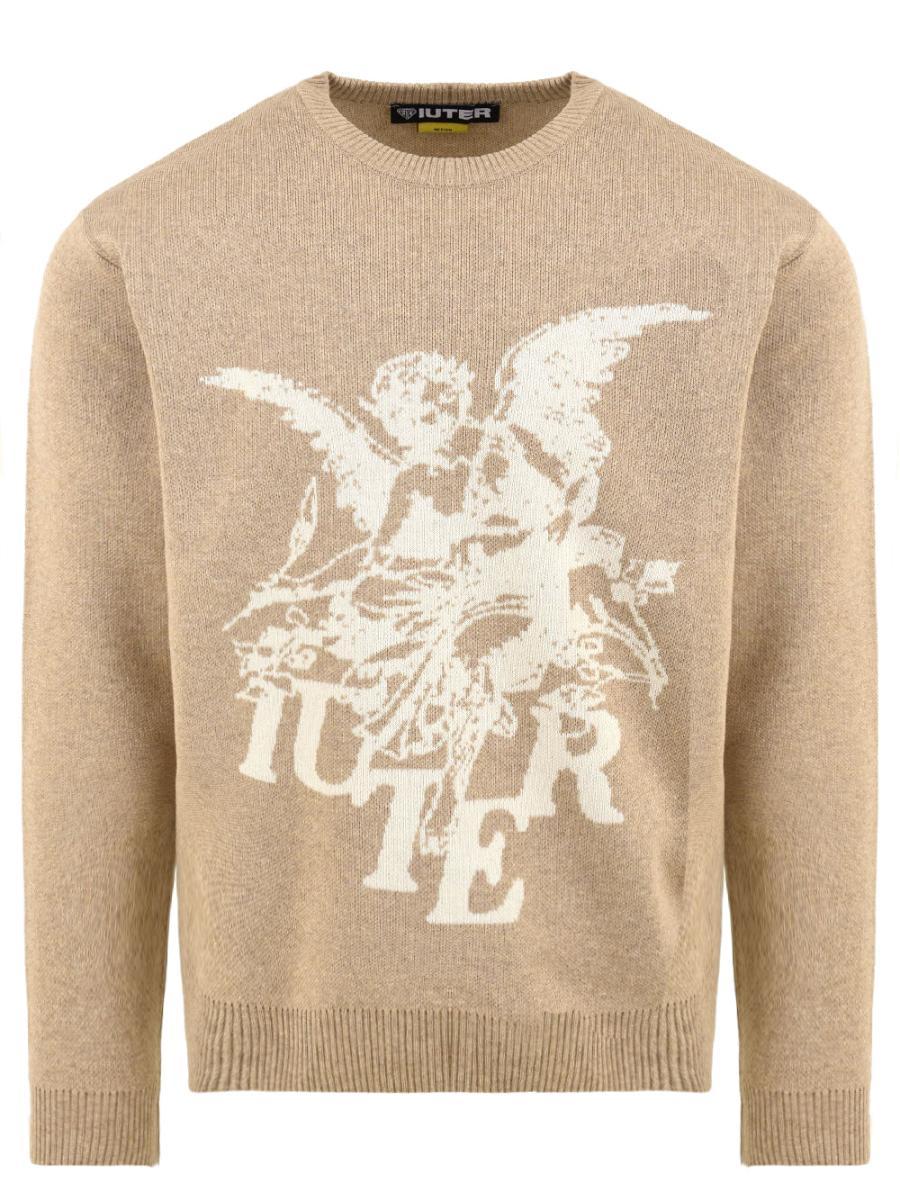 Maglione Angel IUTER Uomo - Beige-Verde