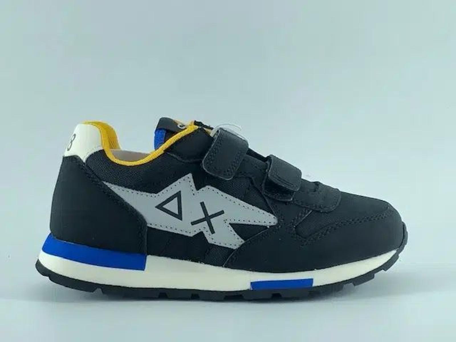 SUN 68 Junior Sneakers bimbo nera e grigia