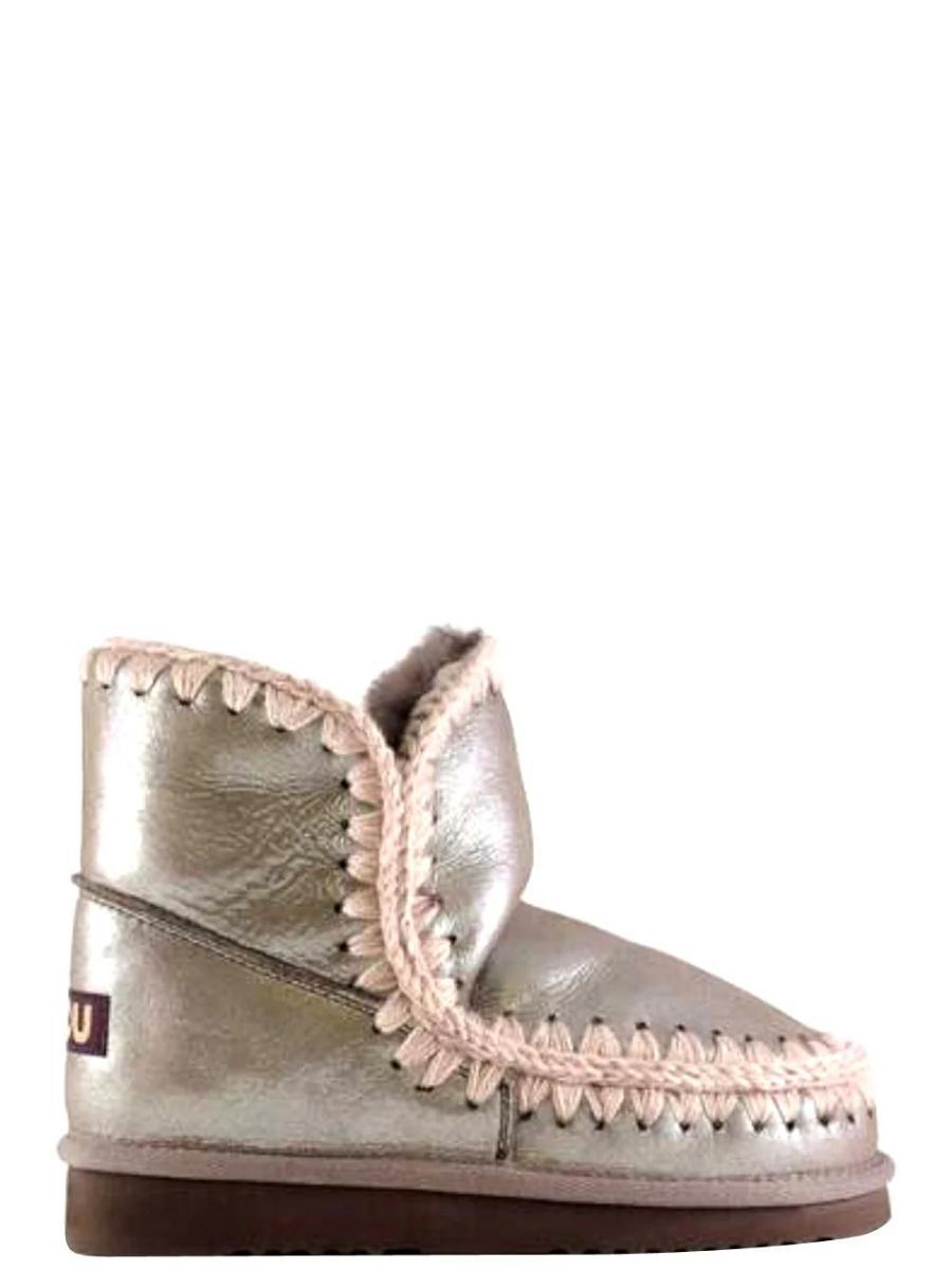 MOU Stivaletti Donna Eskimo 18  FW101001C-Marrone microglietter