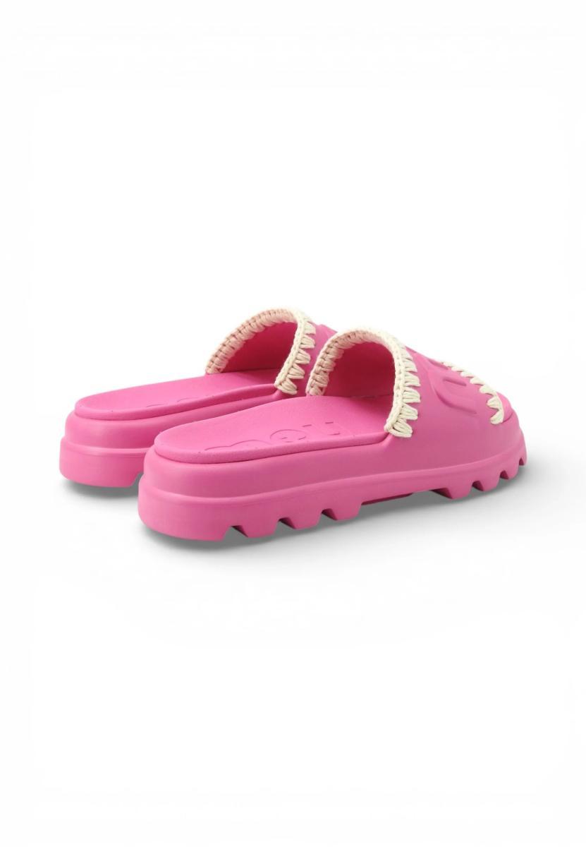 MOU, EVA ONE-PICE SLIDE, Ciabatte Sandali Moda Fashion-Rosa