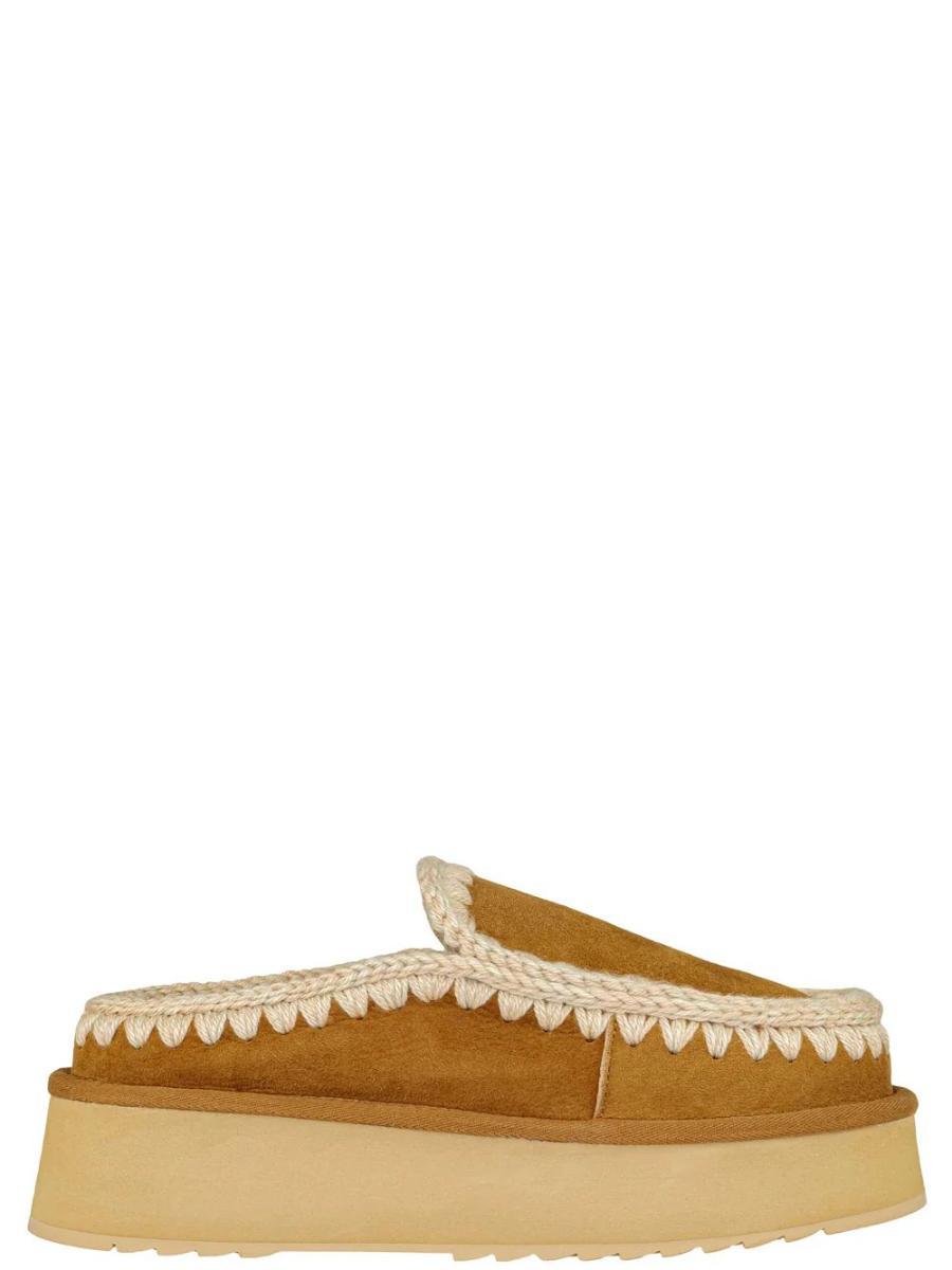 mou Zoccoli Donna Eskimo Platform-Cognac