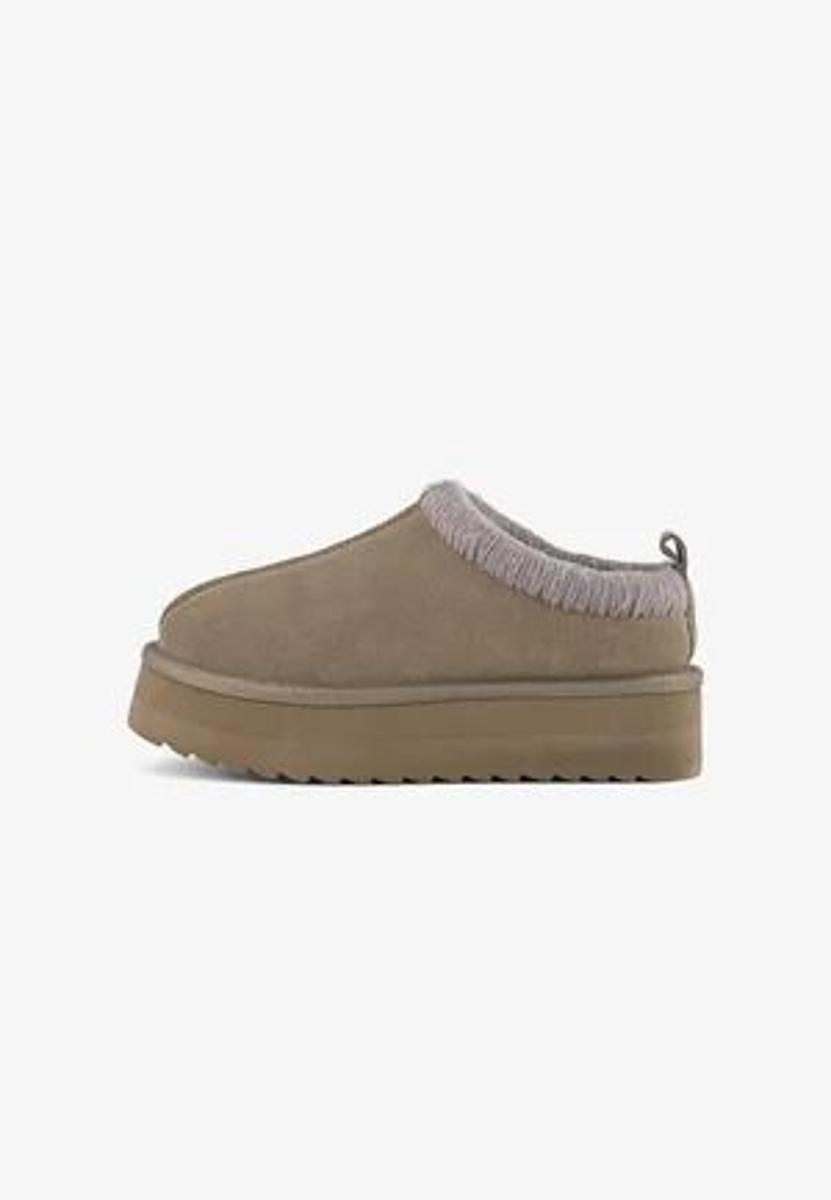 Colors of California Stivaletto EGGY Platform con Cuciture Donna-Marrone